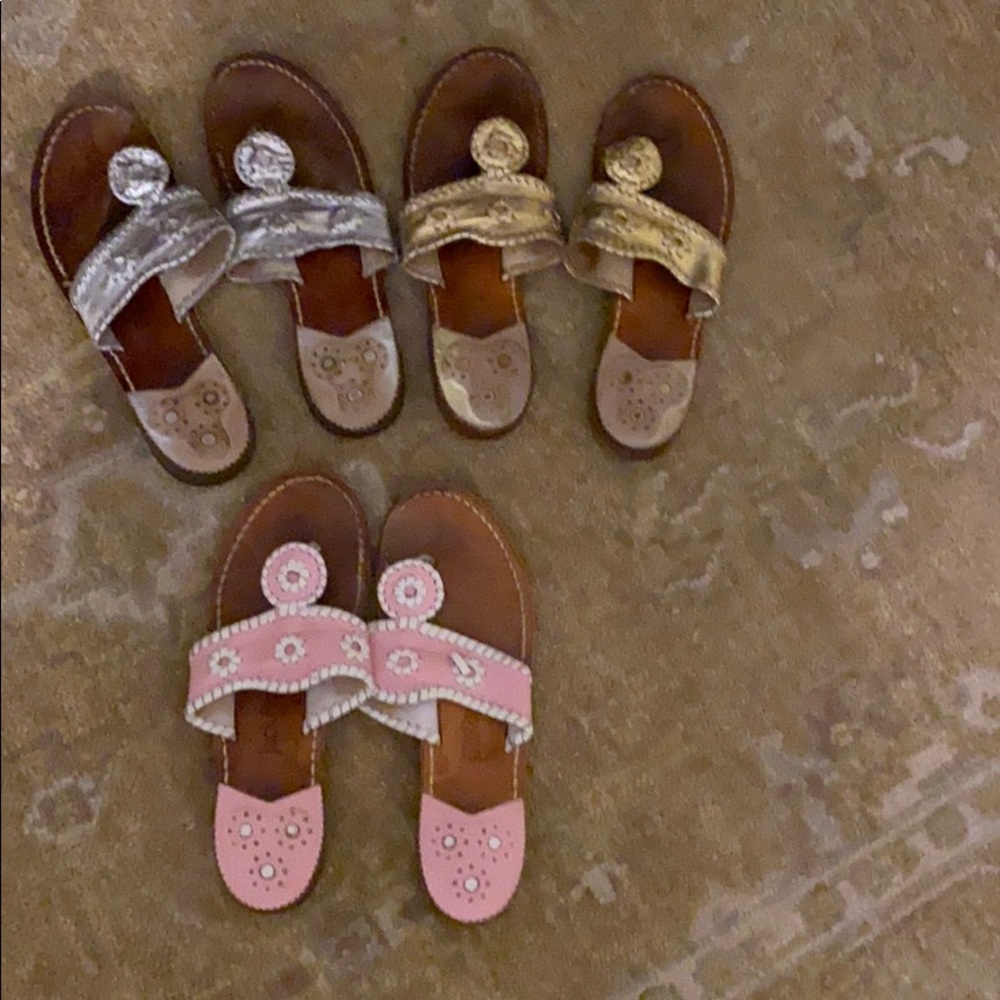 Lot of 3 Jack Rogers 7M